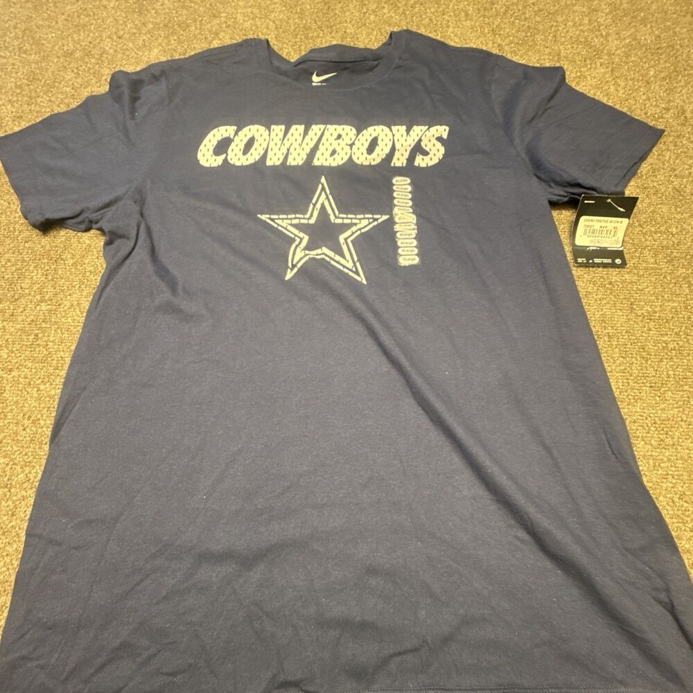 NWT Nike Dallas Cowboys NFL Legend Practice SS Men's T-shirt X-Large Blue